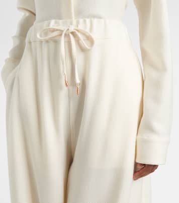 Pantalon ample Gelos en jacquard de laine et soie | Gabriela Hearst