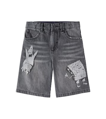 x SpongeBob - Shorts di jeans con stampa | Stella McCartney Kids