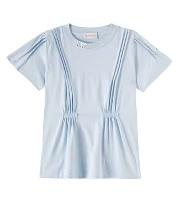 Top aus Jersey mit Kristallen | Moncler Enfant