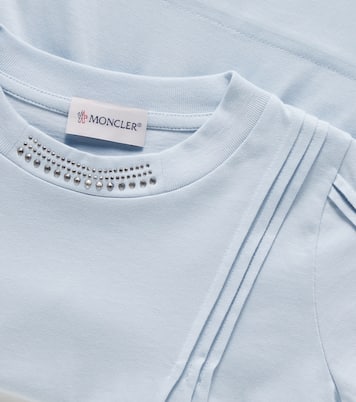 Top aus Jersey mit Kristallen | Moncler Enfant