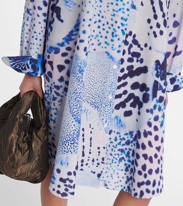 Camicia in voile di cotone con stampa | Dries Van Noten