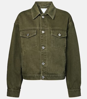 Jeansjacke mit Veloursleder | Bottega Veneta