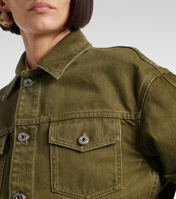 Jeansjacke mit Veloursleder | Bottega Veneta