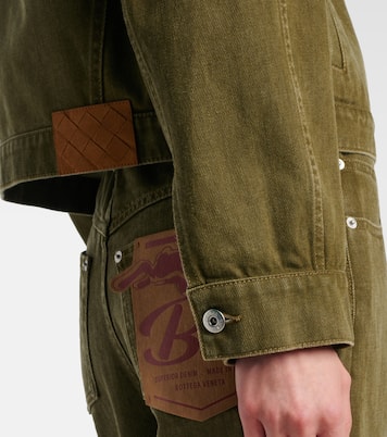 Jeansjacke mit Veloursleder | Bottega Veneta