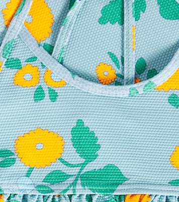 Flowers printed bikini | Tinycottons
