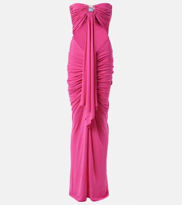 Abito lungo in jersey con cut-out | Christopher Esber