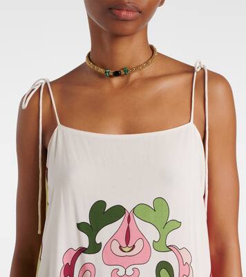 Bedrucktes Maxikleid Inamorata | Adriana Degreas