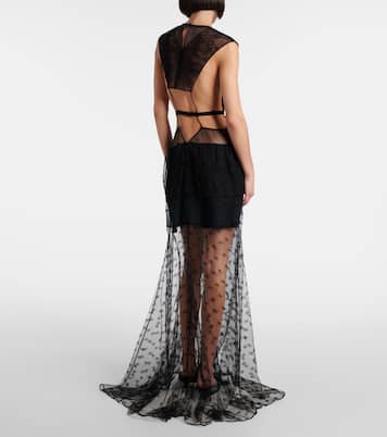 Abito lungo in pizzo | Stella McCartney