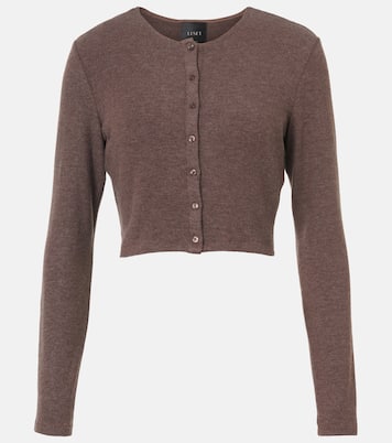 Cardigan cropped Lauren in jersey | Leset