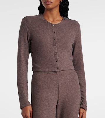 Cardigan cropped Lauren in jersey | Leset