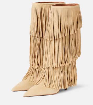 Botas Jessie 75 de ante con flecos | Paris Texas