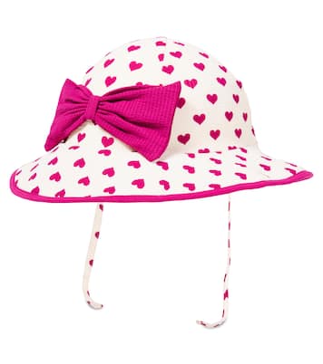 Bowie bow-detail printed bucket hat | Konges Sløjd