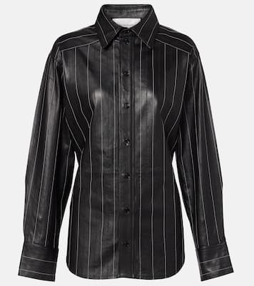 Belted leather jacket | Victoria Beckham