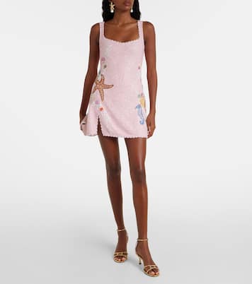 Marina embellished minidress | Clio Peppiatt