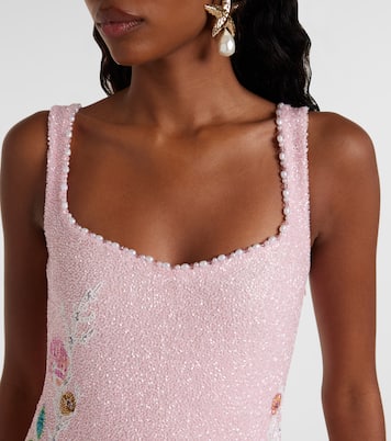 Marina embellished minidress | Clio Peppiatt
