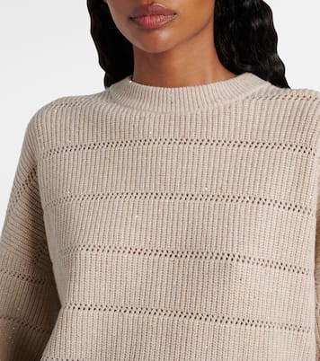 Cashmere and wool-blend sweater | Brunello Cucinelli