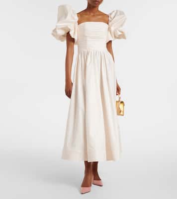 Abito midi Matilda in cotone | Leo Lin