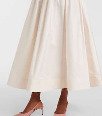 Abito midi Matilda in cotone | Leo Lin