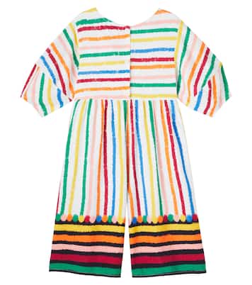 Macacão Rabisquiris striped jumpsuit | Fábula