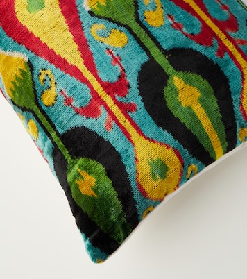 Silk and cotton cushion | Les-Ottomans