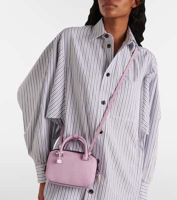 Tote Cool Box Flora Nano aus Leder | Delvaux