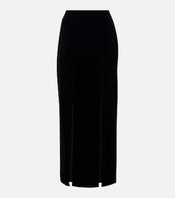 Maxirock aus Baumwollsamt | Nina Ricci