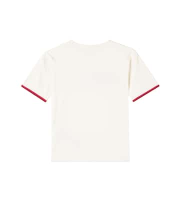 Embroidered logo cotton jersey T-shirt | Gucci Kids