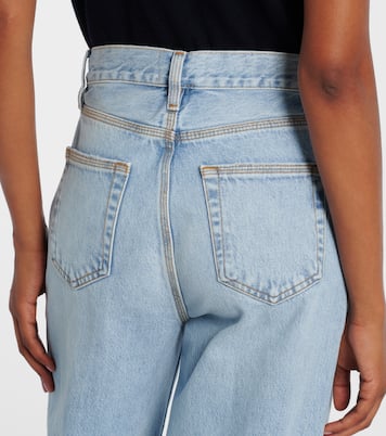 The Cuffed Wide high-rise wide-leg jeans | Frame