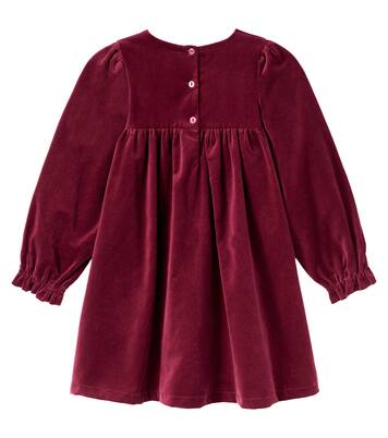 Elvira cotton velvet dress | Wheat