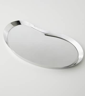 Indulgence stainless steel decorative tray by Helle Damkjær | Georg Jensen