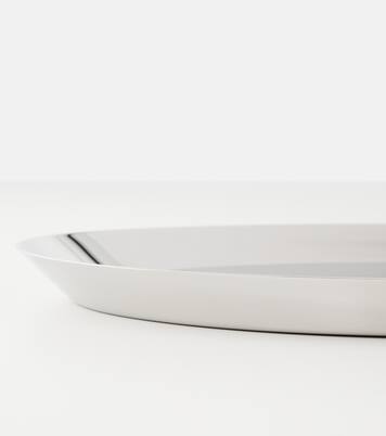 Indulgence stainless steel decorative tray by Helle Damkjær | Georg Jensen