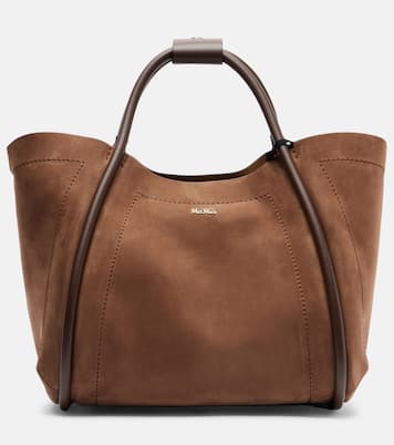 Marine Small suede tote bag | Max Mara