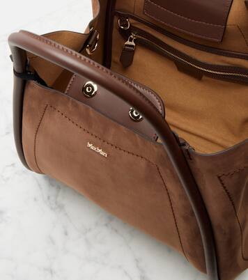 Marine Small suede tote bag | Max Mara