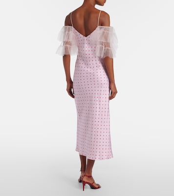 Robe imprimée en soie | Rodarte