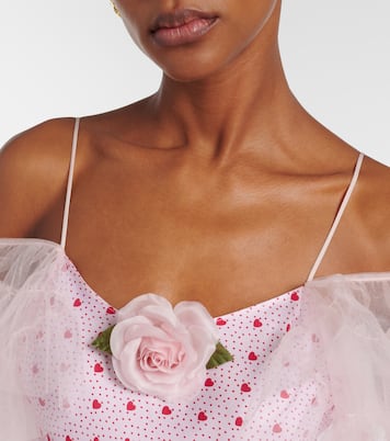 Robe imprimée en soie | Rodarte