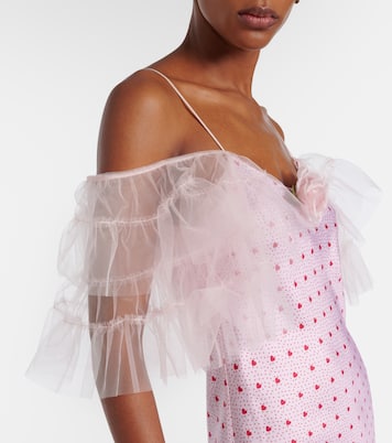 Robe imprimée en soie | Rodarte