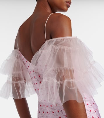 Robe imprimée en soie | Rodarte