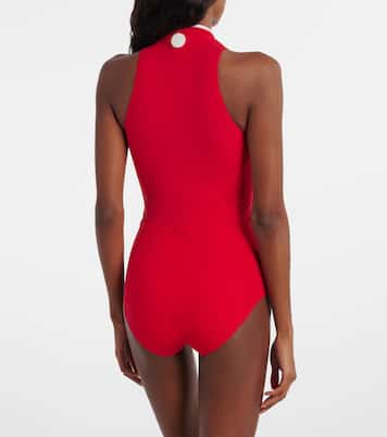 Katya zip-up swimsuit | Hunza G