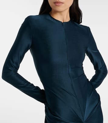 Gathered satin gown | Victoria Beckham