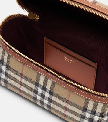 Vanity Case Burberry Check Small vanity bag | Burberry
