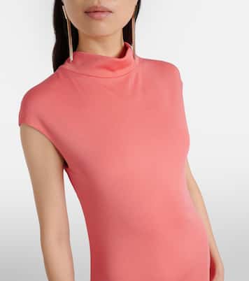 어시메트릭 크레이프 저지 이브닝 가운 | Tom Ford