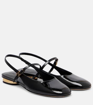 Ballerines slingback en cuir verni | Tod's