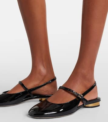 Ballerines slingback en cuir verni | Tod's
