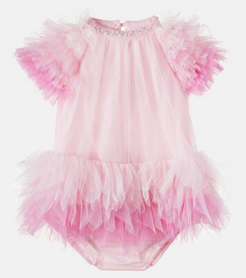 Baby Set Ocean Ember aus Kleid und Höschen | Tutu Du Monde