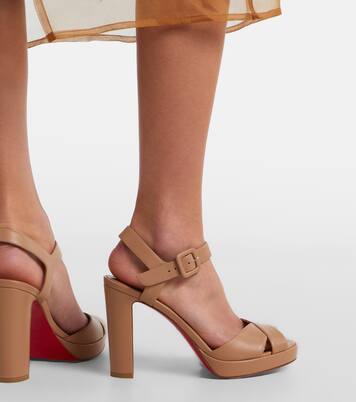 Cora 100 leather sandals | Christian Louboutin