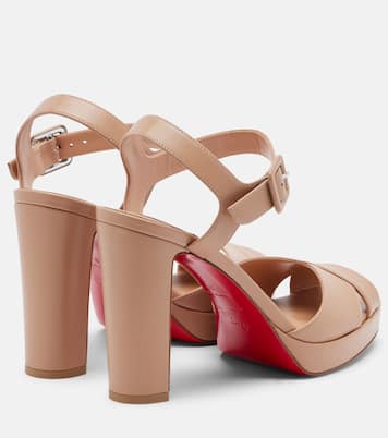 Cora 100 leather sandals | Christian Louboutin