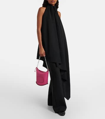 Schultertasche Pin Twist Medium aus Leder | Delvaux