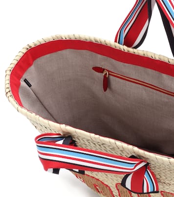 Woven straw tote | Miu Miu
