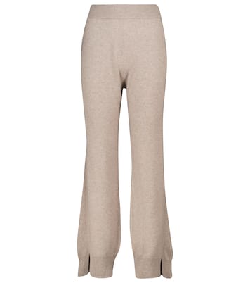 High-rise cashmere wide-leg pants | Barrie