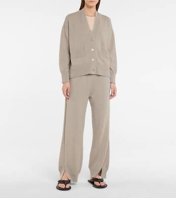 High-rise cashmere wide-leg pants | Barrie